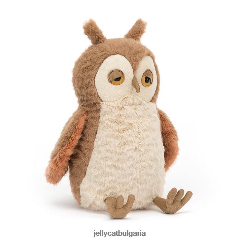 бухал кафяво и бяло Jellycat играчка ZZR40372