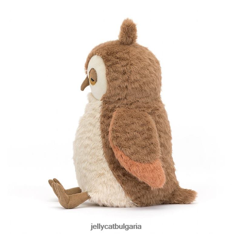 бухал кафяво и бяло Jellycat играчка ZZR40372