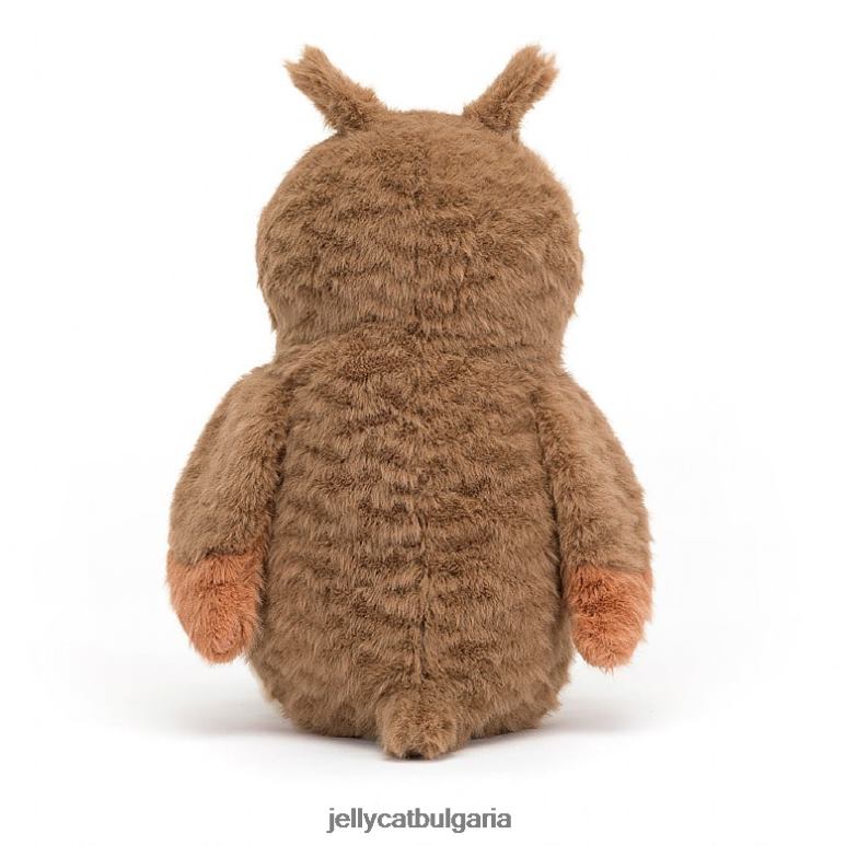 бухал кафяво и бяло Jellycat играчка ZZR40372