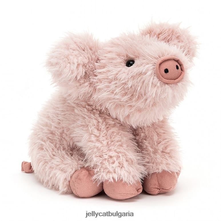 криволичещо прасе розово Jellycat играчка ZZR40547