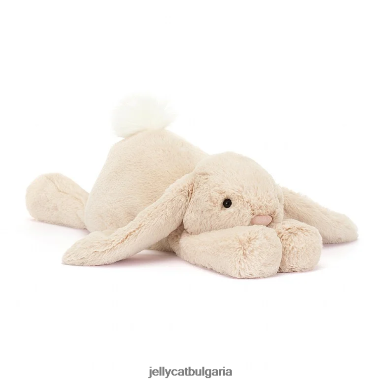 размазване заек голям бежов Jellycat играчка ZZR40669