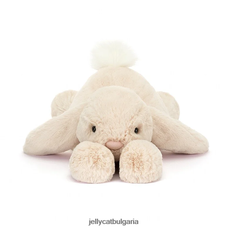 размазване заек голям бежов Jellycat играчка ZZR40669