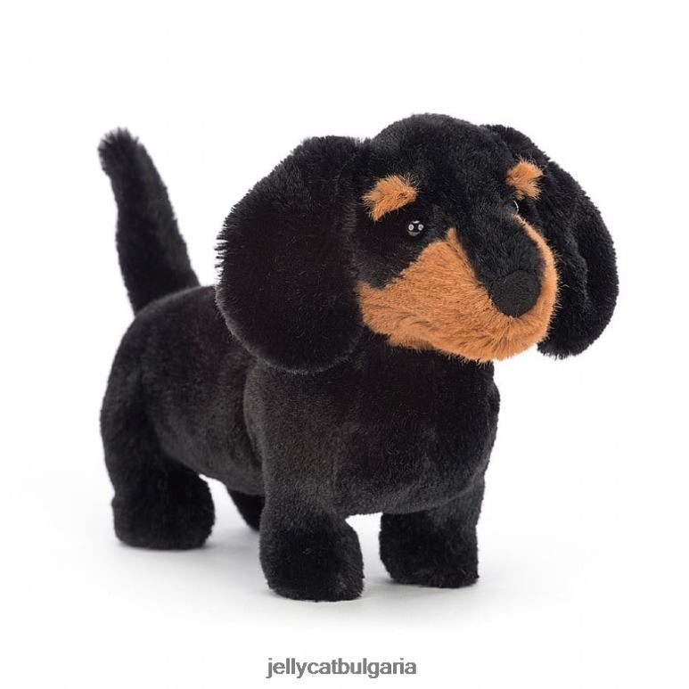 фреди наденица куче черно Jellycat играчка ZZR40721