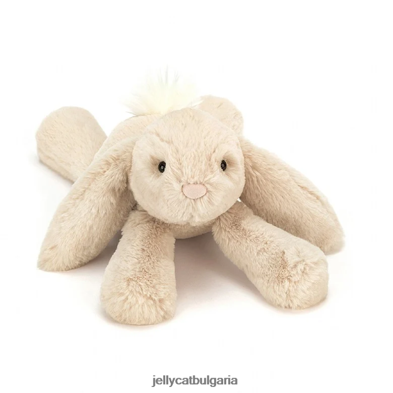 размазване на заек бежово Jellycat играчка ZZR408