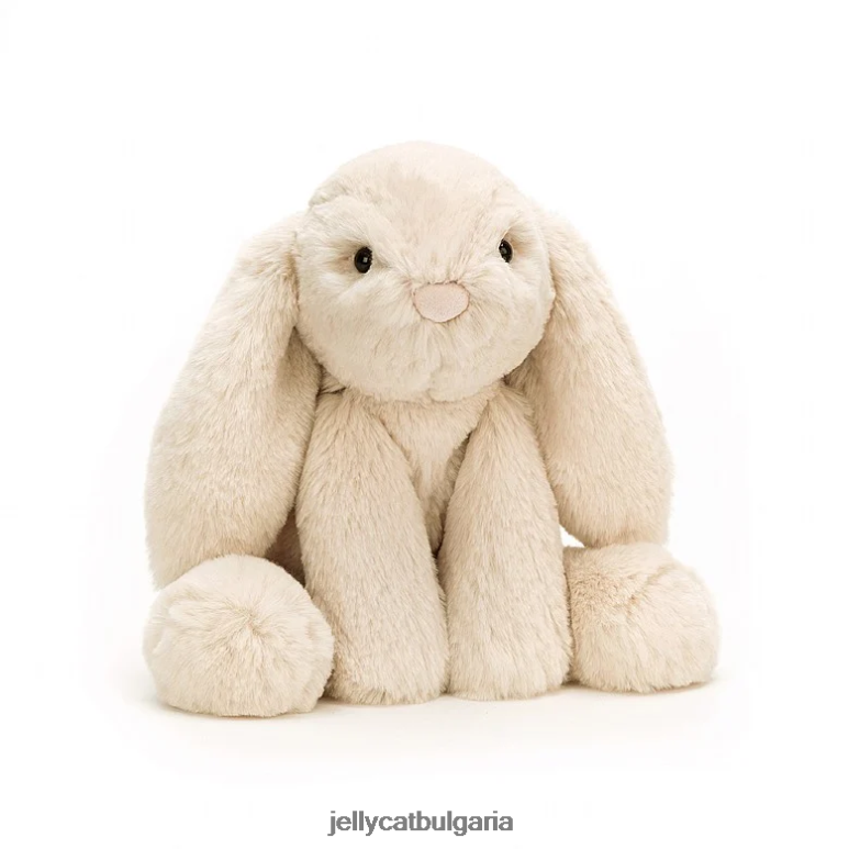 размазване на заек бежово Jellycat играчка ZZR408