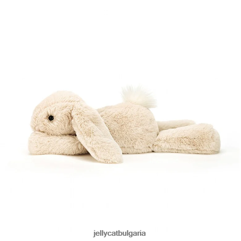 размазване на заек бежово Jellycat играчка ZZR408