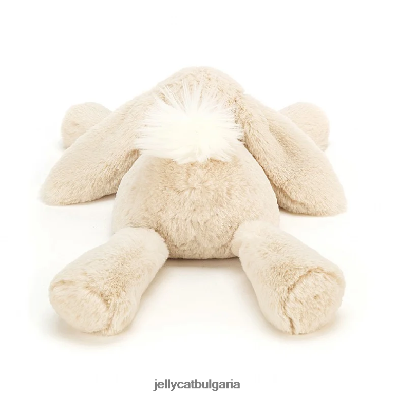 размазване на заек бежово Jellycat играчка ZZR408