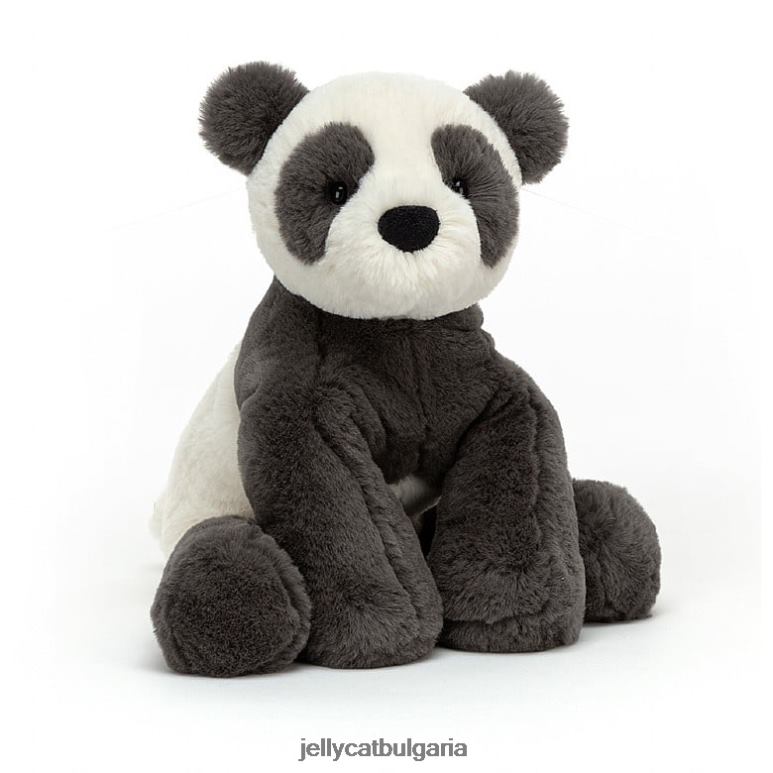huggady panda черен и кремав Jellycat играчка ZZR40437