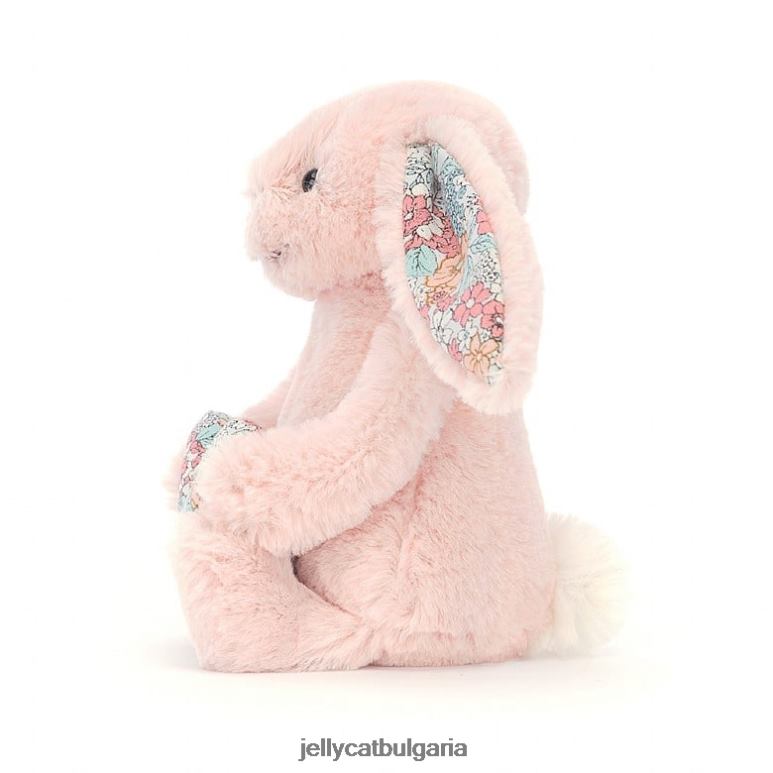 цветно сърце лале зайче розово Jellycat играчка ZZR40348