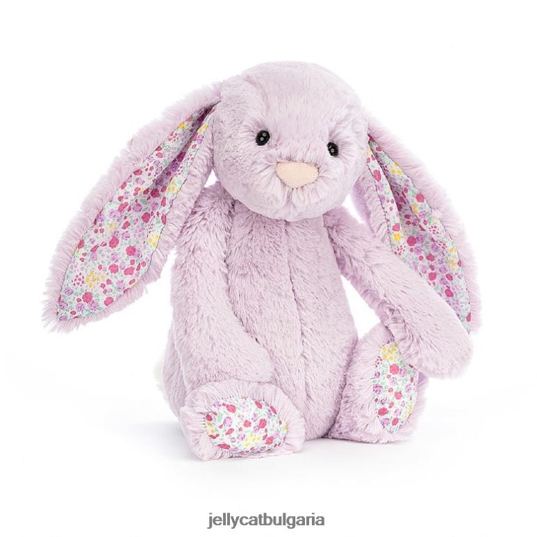 цвят жасмин зайче лилаво Jellycat играчка ZZR40503