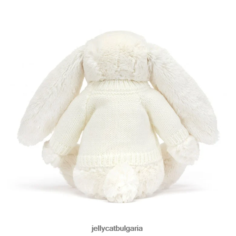 цъфтящо зайче с персонализиран крем за джъмпър Jellycat играчка ZZR40594