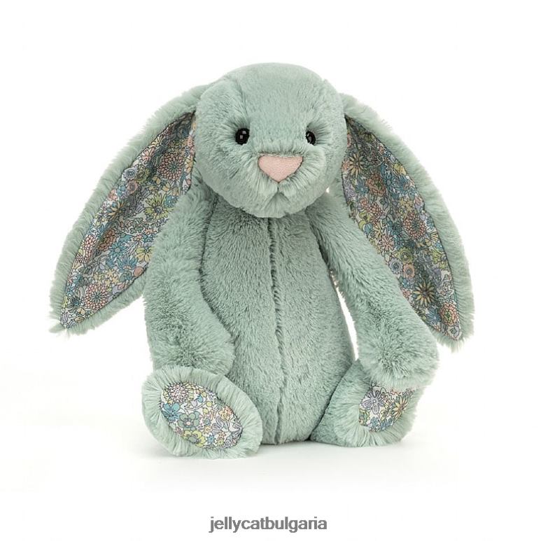 цвят градински чай зайче зелено Jellycat играчка ZZR40616