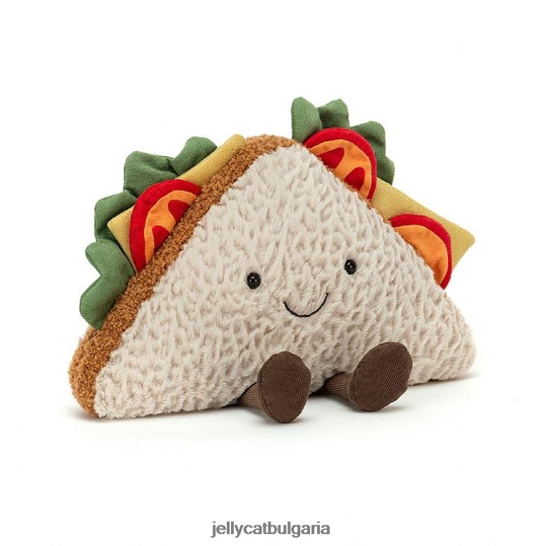 забавен сандвич бежов Jellycat играчка ZZR40164