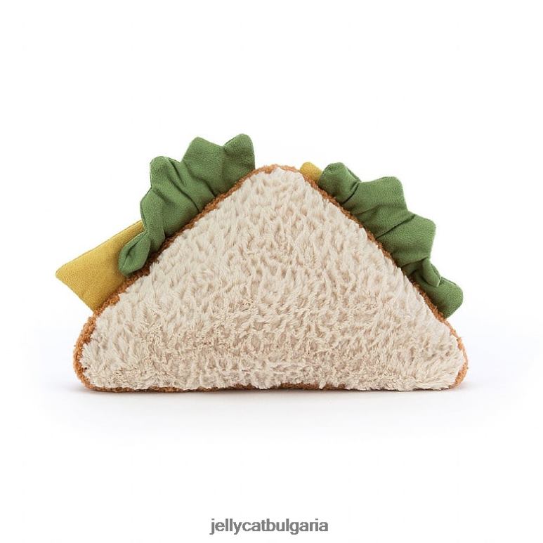 забавен сандвич бежов Jellycat играчка ZZR40164