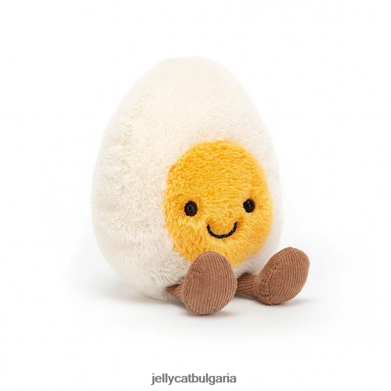 забавен щастлив крем от варени яйца Jellycat играчка ZZR4023