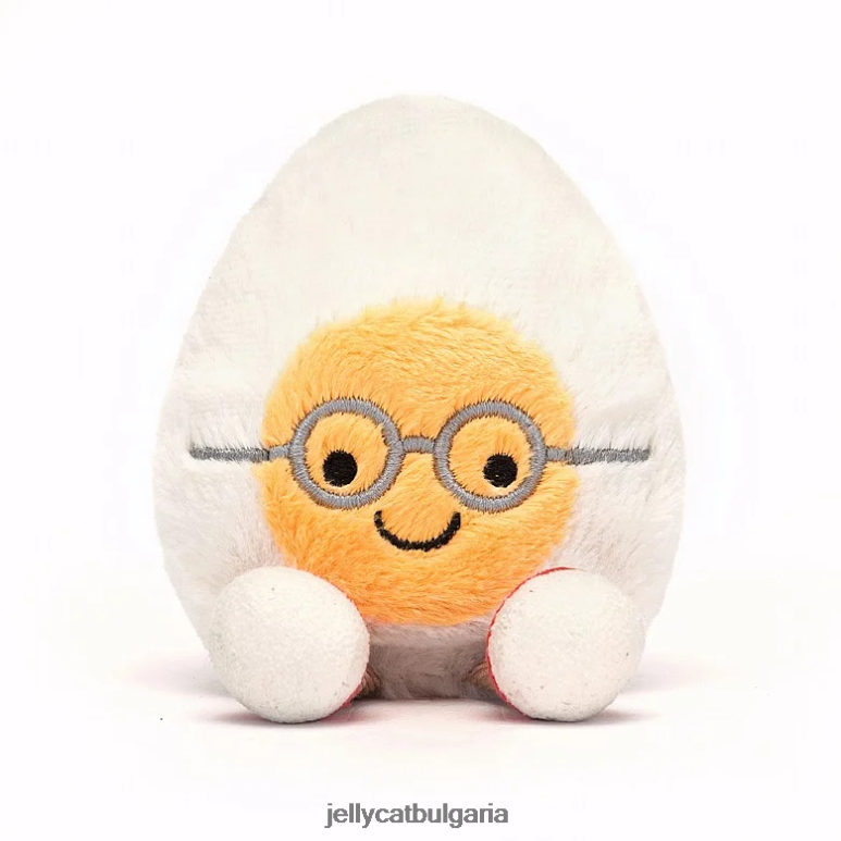забавен щастлив крем от варени яйца Jellycat играчка ZZR4023