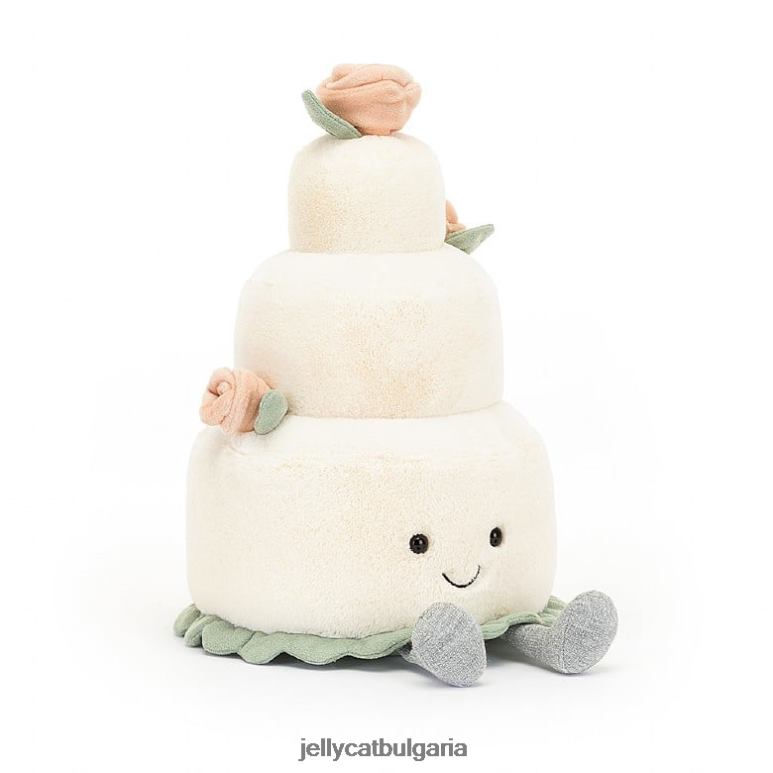 забавна сватбена торта бяла Jellycat играчка ZZR40364
