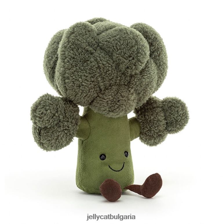забавно зелено броколи Jellycat играчка ZZR40458