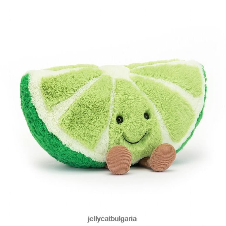 забавно лайм зелено Jellycat играчка ZZR40512