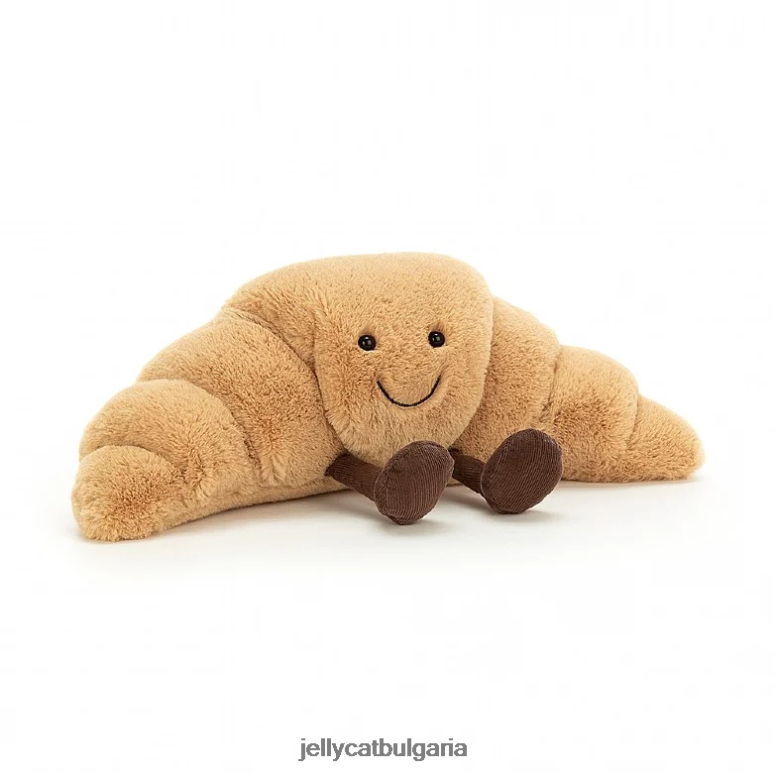забавен кроасан бежов Jellycat играчка ZZR40527