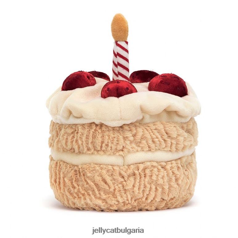 забавна многоцветна торта за рожден ден Jellycat играчка ZZR40528