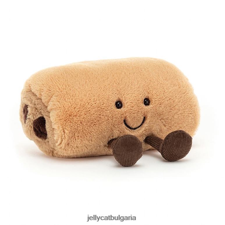забавна болка в шоколадово бежово Jellycat играчка ZZR40536