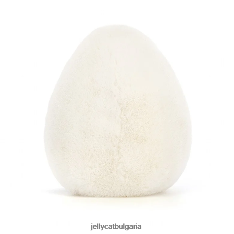 забавно варено яйце шик бяло и жълто Jellycat играчка ZZR4055