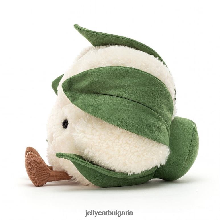 забавен бял карфиол Jellycat играчка ZZR40599