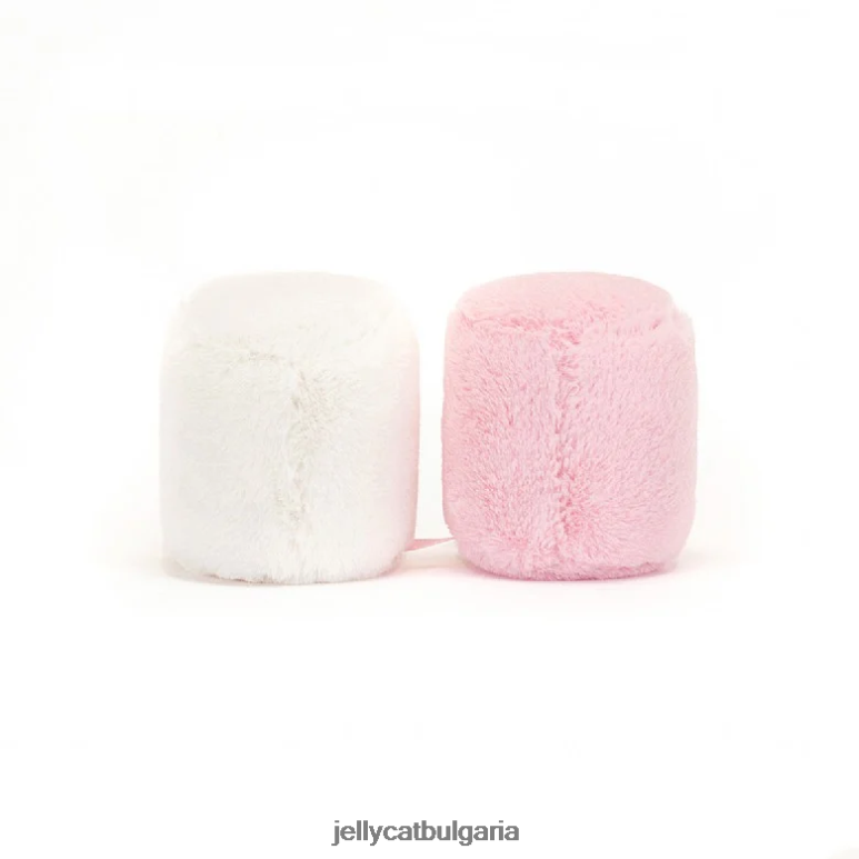 забавни розови и бели маршмелоу многоцветни Jellycat играчка ZZR40603