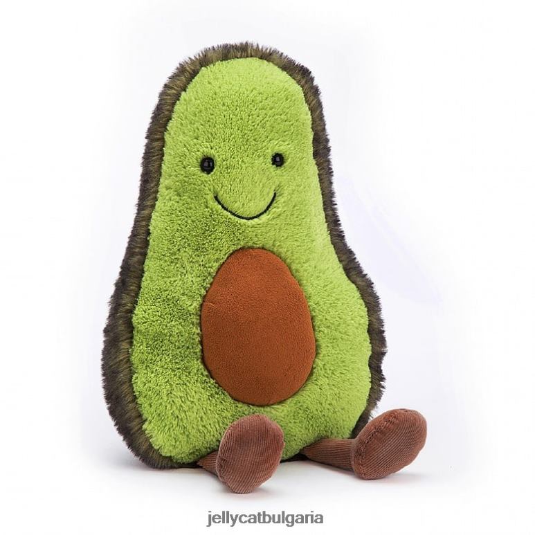 забавно зелено авокадо Jellycat играчка ZZR4093