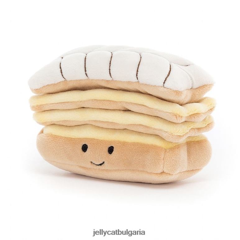 красива сладкарница mille feuille многоцветна Jellycat играчка ZZR40110