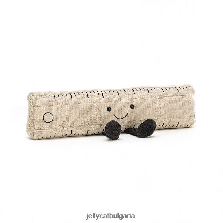 умна канцеларска линийка бежова Jellycat играчка ZZR40481