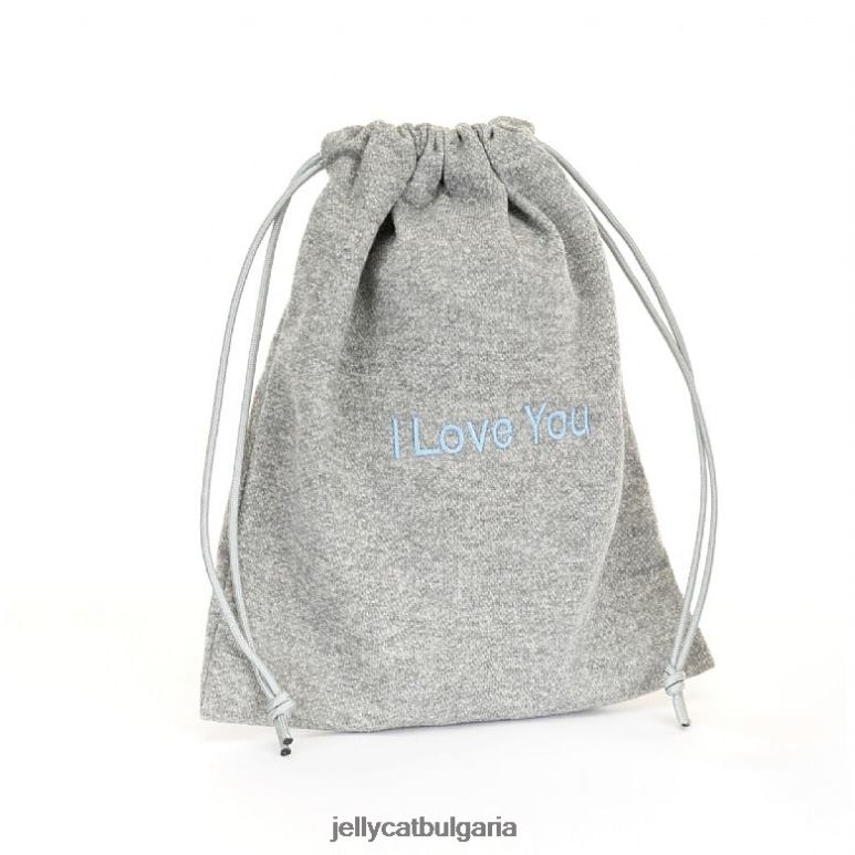 забавен диамантен пръстен сив Jellycat играчка ZZR40535