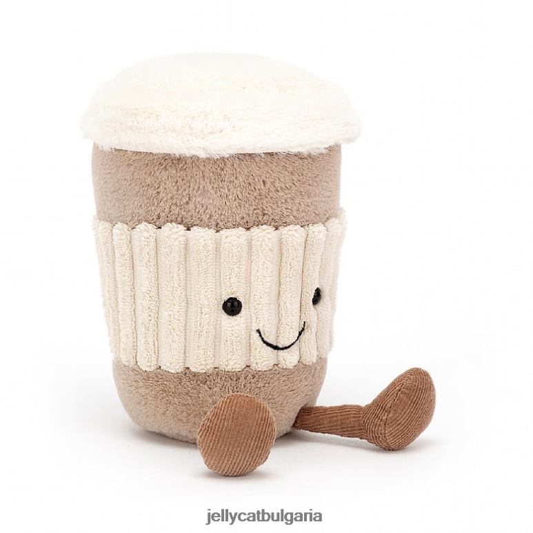 забавно кафе за отиване бежово Jellycat играчка ZZR40675